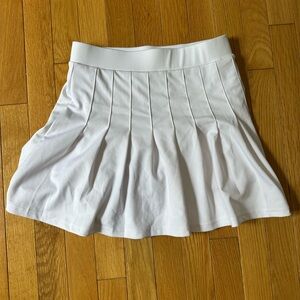 White Pleated Women's Tennis Skirt